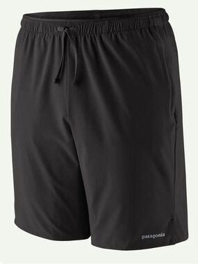 Patagonia Mens Black Multi Trails Shorts Sz Large